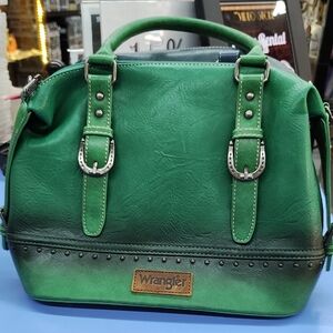 Wrangler Emerald Green Satchel